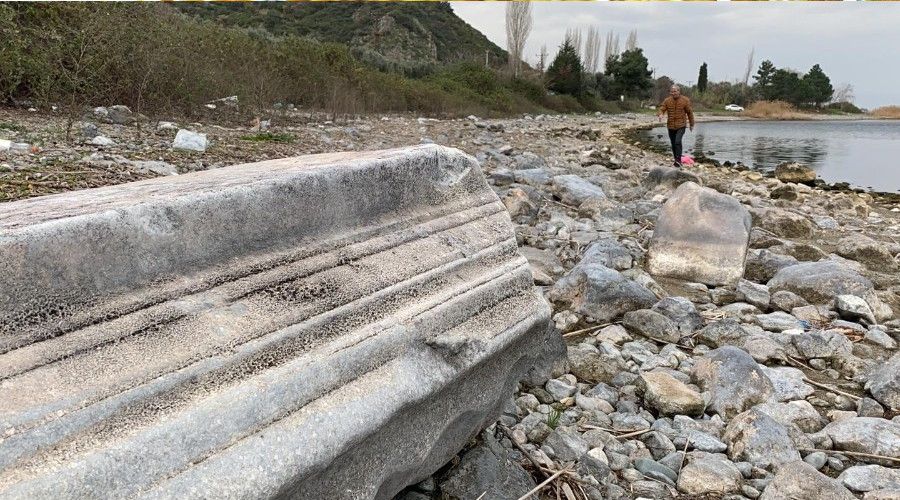 G�l �ekilince efsanedeki kay�p �ehir ortaya ��kmaya ba�lad�