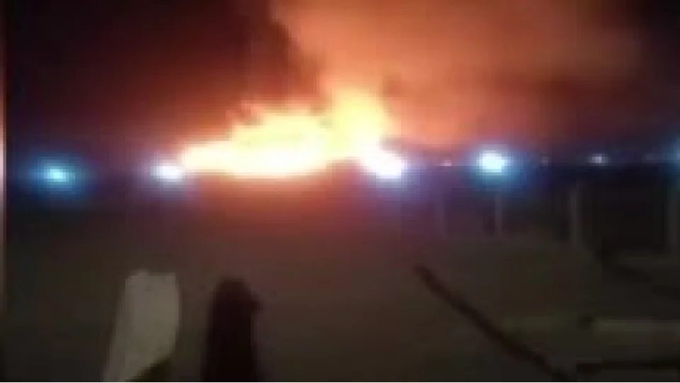 G�r�nt�ler Ba�dat Havaliman�'ndaki ABD �ss�nden