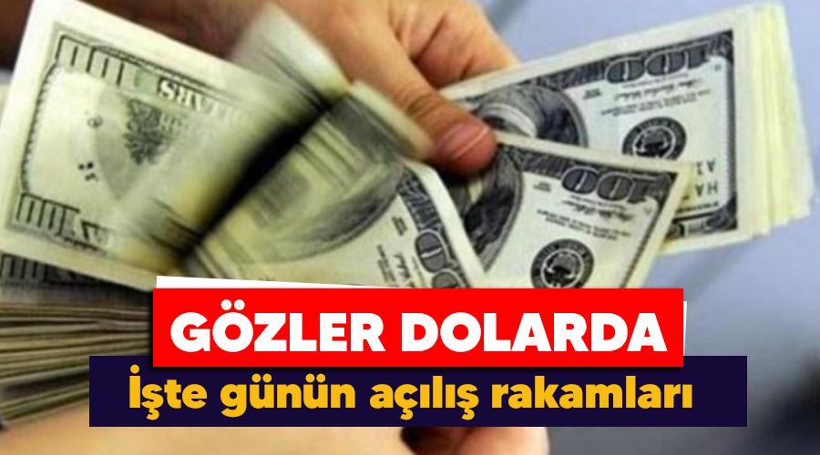 Gözler dolarda, işte günün açılış rakamları