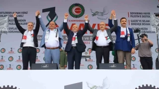 Hak-İş Genel Başkanı Arslan: 1 Mayıs, işçi iradesinin ve insan olma onurunun yükseldiği gündür
