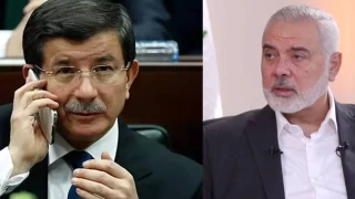Hamas lideri Haniye'den Davutoğlu'na telefon