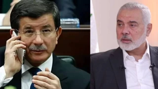 Hamas lideri Haniye'den Davutolu'na telefon