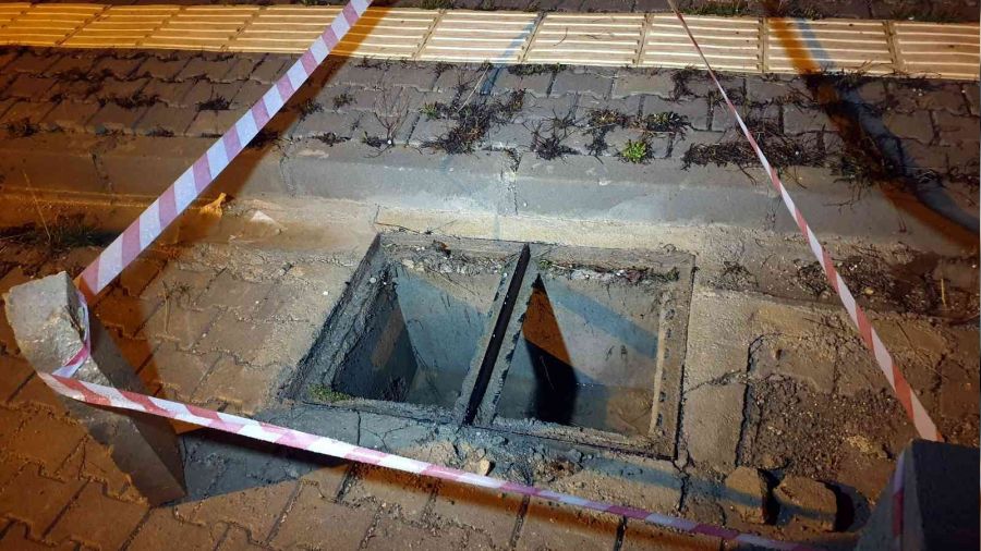 Hırsızlar toplu konutların mazgallarını çaldılar