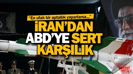İran'dan ABD'ye sert yanıt! Gemileri batırırız...