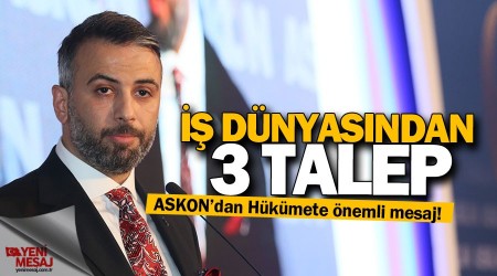 İş dünyasından 3 talep
