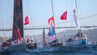 İstanbul Boğazı'nda gemi trafiği yat yarışları nedeniyle askıya alındı