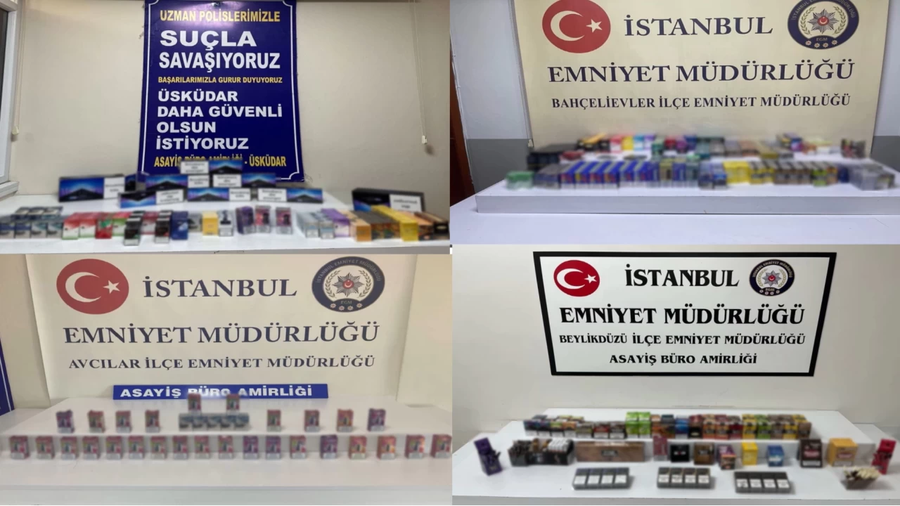 İstanbul genelinde kaçakçılık operasyonu... Yok, yok...