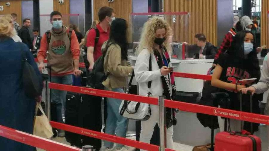 �stanbul Havaliman�'nda son iki y�l�n en y�ksek u�u� rakam�