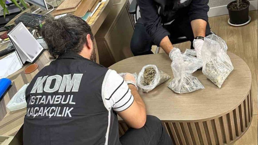 �stanbul'da �o�unlu�u sikke, 5 binin �zerinde tarihi eser ele ge�irildi