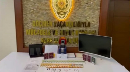 stanbul'da sahte evrak operasyonu