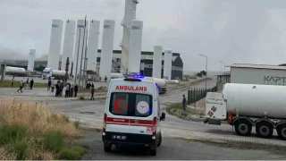 Kahramanmaraş'ta gaz dolum tesisindeki oksijen tankı patladı