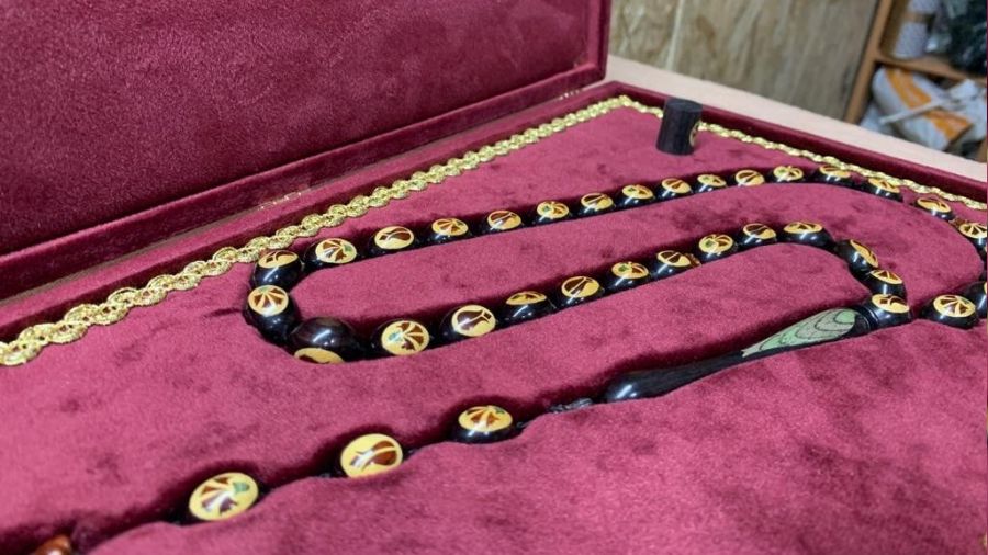 Kakma sanatıyla birleşen bu tespihe değer biçilemiyor