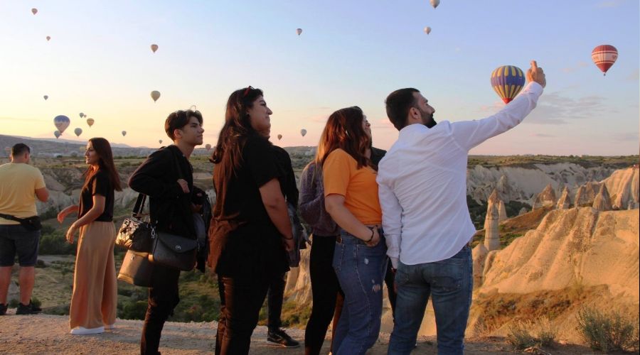 Kapadokya'ya turist younluu bekleniyor