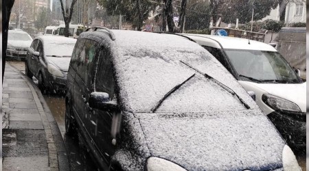 Kar yağışı İstanbul'un kapısına dayandı