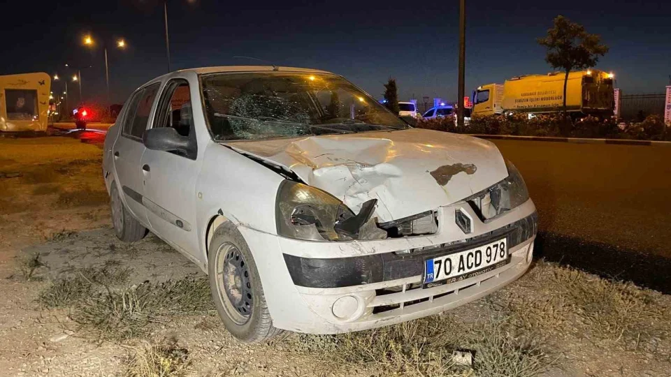Karaman'da alkoll� s�r�c� deh�eti: Baba �ld�, o�lu yaral�