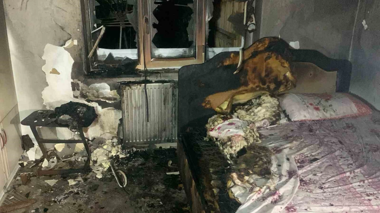 Karaman'da müstakil eve iftar saatinde molotoflu saldırı