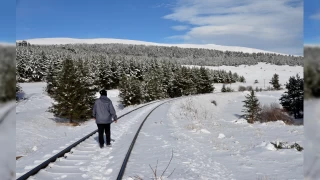 Kars'ta kar yann ardndan souk hava etkili oldu