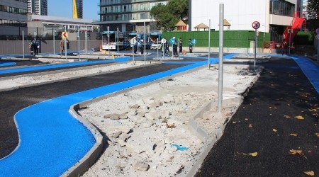 Kartallı çocuklar trafik kurallarını trafik eğitim parkı'nda öğrenecek