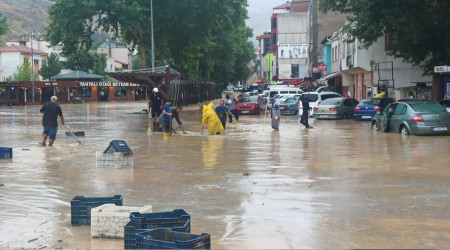 Kayseri sağanak ve dolu etkili oldu