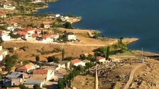 Kayseri’de boğaz manzaralı köy