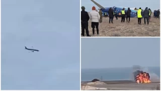 Kazakistan'da 72 kişinin bulunduğu yolcu uçağı düştü