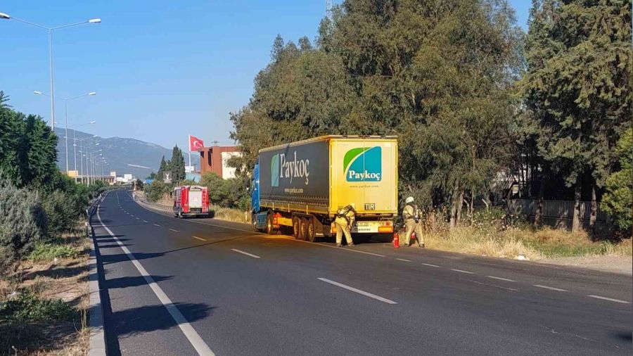 Kemalpa�a'da asit y�kl� t�rda s�z�nt� pani�i