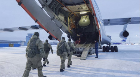 KGAÖ askerleri Kazakistan'dan çekilmeye başladı