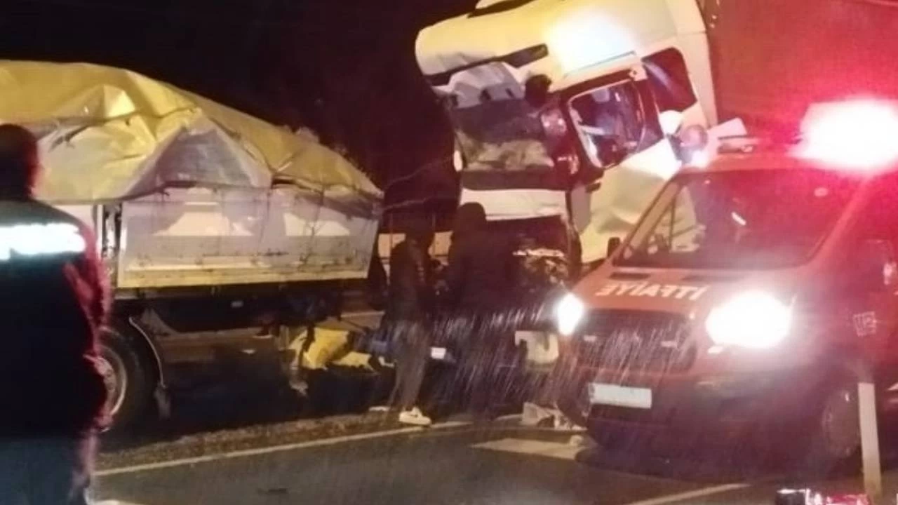 Konya'da 4 tır çarpıştı: 1 ölü, 3 yaralı