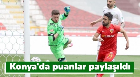 Konya'da puanlar paylald 