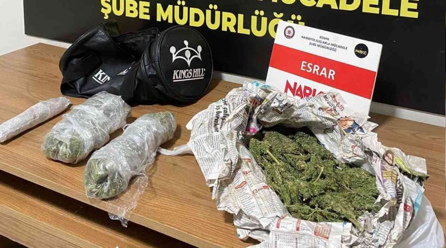 Konya'da uyuşturucu operasyonunda 4 tutuklama