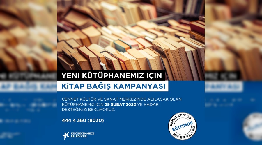 K���k�ekmece Belediyesinden kitap kampanyas�