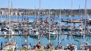 K�resel Sumud Filosu, 18 teknesiyle irtibat�n koptu�unu a��klad�