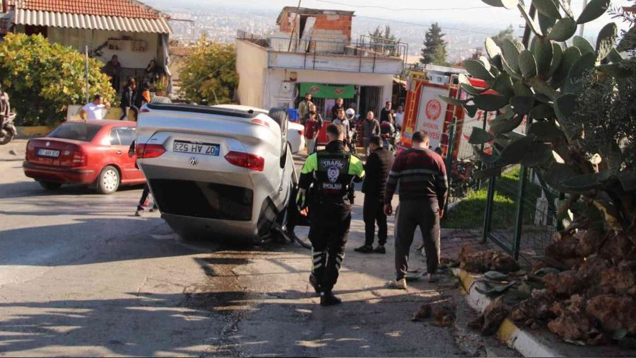 Kursiyer takla attı, eğitmen kaçtı