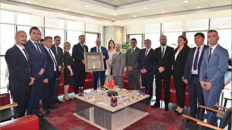 Kuzey Makedonya İçişleri Bakanı Manisa'da