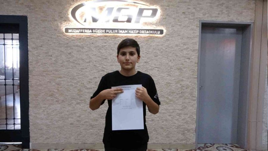 LGS T�rkiye birincisi Tuzladan ��kt�