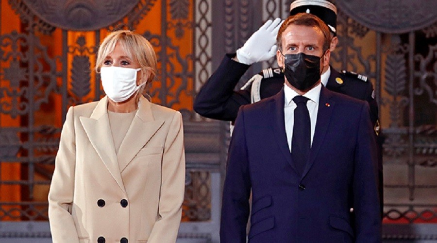 Macronun ei karantinaya alnd