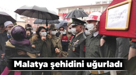 Malatya şehidini uğurladı
