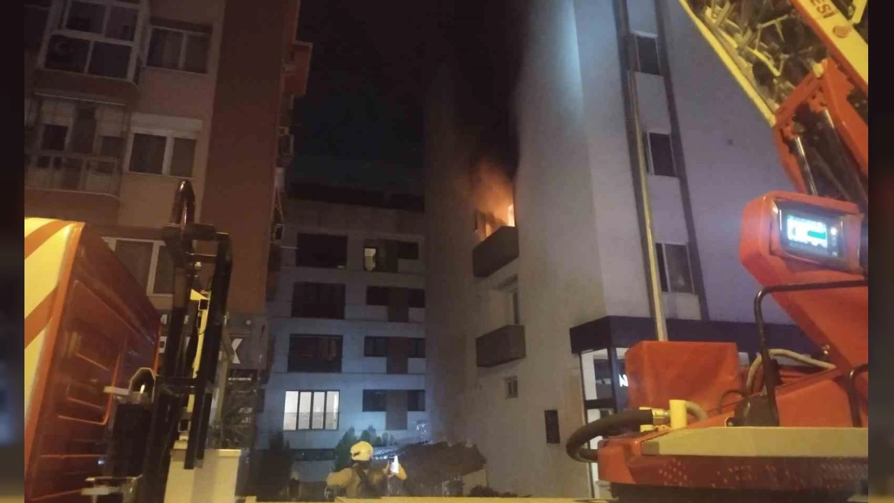 Maltepe'de korkutan yangın