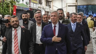 Mansur Yava'tan seim sonras ilk ziyaret Ankara Toptanc Hali'ne