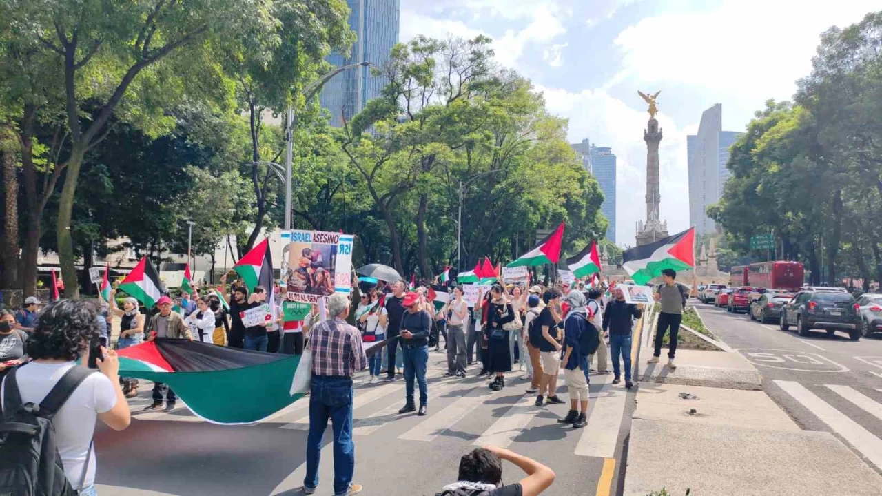 Meksikal�lardan �srail protestosu