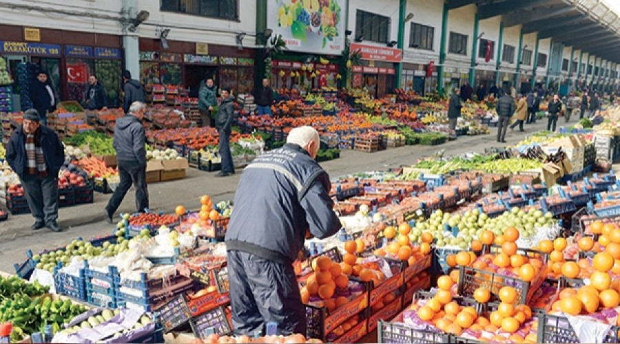 Mersin Sebze Hali'nde yangın