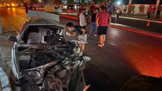 Mersin'de feci kaza: 1 l, 8 yaral
