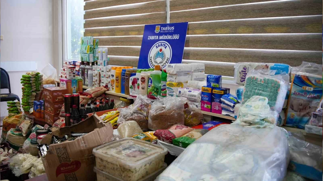 Mersin'de son kullanma tarihi geçmiş 70 bin ürün ele geçirildi