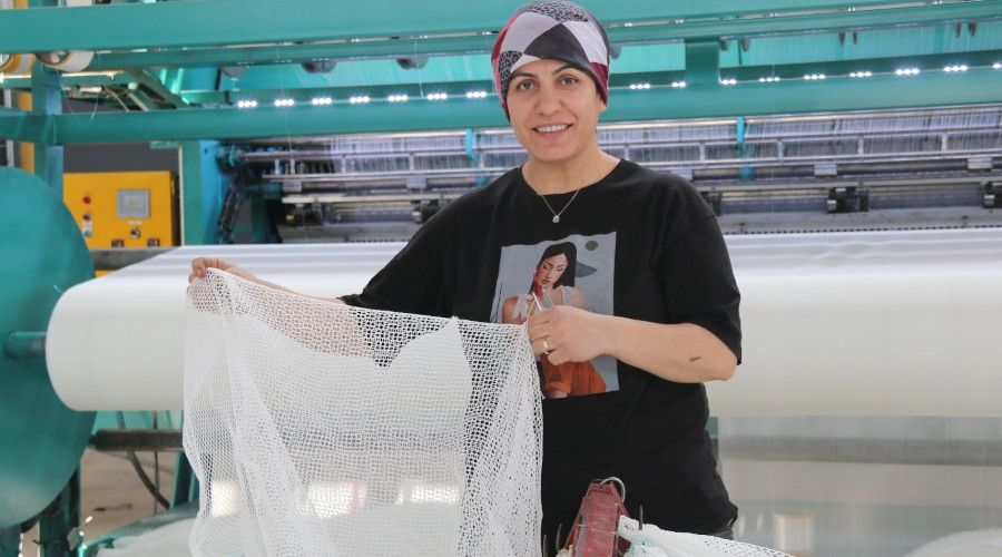 Milyonlarca balon balığını tek seferde yakalayacak özel ağ üretiliyor