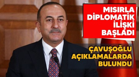 Mısırla diplomatik ilişki başladı, ABD yaptırımından korkmuyoruz