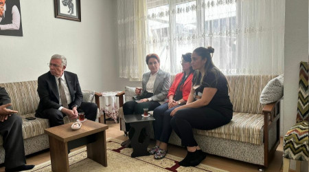 Miting öncesi ziyaret