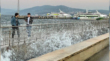 Mudanya'da fırtına hayatı olumsuz etkiledi