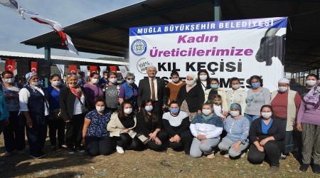 "Muğla Büyükşehir Belediyesi" kadın üreticileri unutmadı