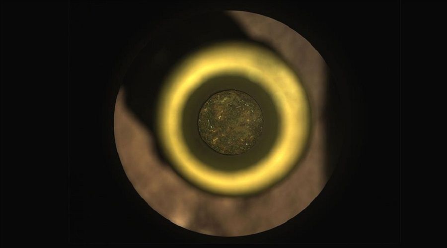 NASA'n�n ke�if arac� Mars�tan ilk kaya �rne�ini ald�