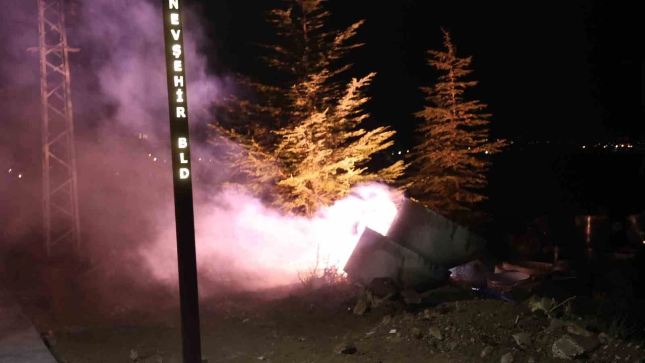 Nevşehir'de yağmur kısa devre yaptırdı